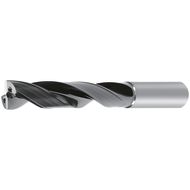 Flachbohrer VHM 180° 5xD 3mm IK TiAlN